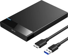 Enceinte 2,5 "Enceinte du disque dur USB 3,0 à l'adaptateur SATA III prend en charge le disque dur SSD de 2,5 pouces 9,5 mm 7 mm