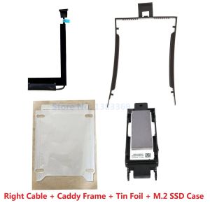 Behuizing 2.5 SSD HDD harde schijf links Rechts kabelconnector Caddy Tray M.2 Case Bracket voor Lenovo ThinkPad P50 P50 P51 Laptop DC02C007C10