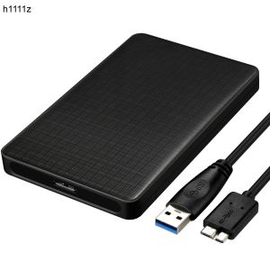 Behuizing 2.5 inch USB 3.0 SATA HD Box HDD -drive Externe HDD -behuizing Zwart gereed