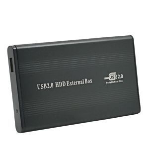 Boîtier CHIPAL aluminium externe USB 2.0 2.5 IDE boîtier conteneur disque dur pilote HDD boîtier Apapter pour 500 go 1 to SSD DVD Optibay