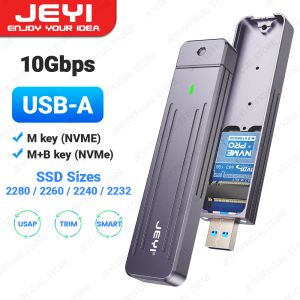 Enceinte Jeyi Directattach M.2 NVME Enclos, Plug USBA USB 3.2 10 Gbit