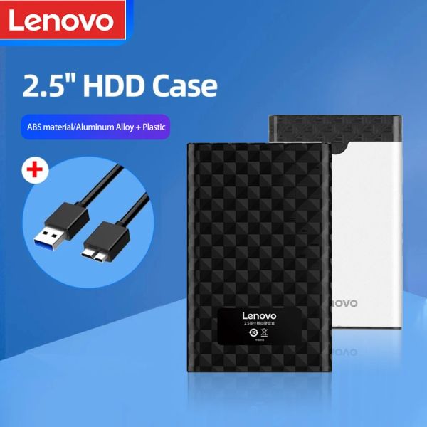 Cubre Lenovo 2.5 pulgadas HD HD SSD Cinete SATA a USB 3.0 /3.1 externo para 6 TB Box Portable Mobile Portable HDD para disco duro de 2.5 