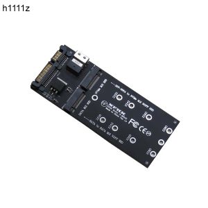 Behuizing M2 SSD -adapter Ngff M.2 SATA SSD naar SATA3.0 6G Adapter M2 NVME SSD naar SFF8654 Converter Riser Board Expansion Card voor computer