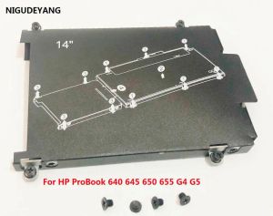 Enceinte nigudeyang nouveau pour HP Probook 640 645 650 655 G4 G5 SATA HDD SSD 2.5 Cadre de caddy du support de disque