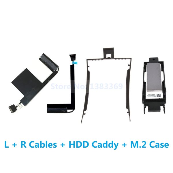 Encubresis Nigudeyang SSD HDD Disco duro Conector del cable derecho del cable Soporte de la bandeja de caddie de Lenovo ThinkPad P50 P51 Laptop