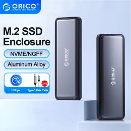 Cubre Orico M.2 SSD Cinete NVME SATA Aluminio 10Gbps Herramienta M2 SSD SSD Caja de accionamiento de estado sólido Accesorios para computadora portátiles de la computadora portátil