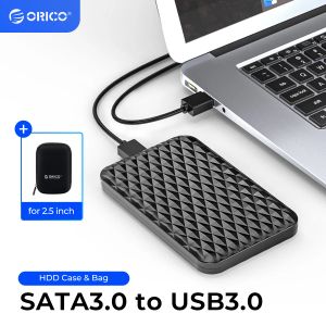 Behuizing orico sata naar USB 3.0 adapter externe harde schijf behuizing SSD HDD -behuizing 5Gbps ToolFree voor 9,5 mm 7mm 2.5 