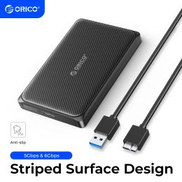 ENCLOSURE ORICO TYPEC USB3.0 ENCORPEMENT DE DRIDE POUR DISQUE SSD de 2,5 pouces Prise en charge du boîtier HDD UAP HD Disque dur externe