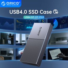 Enceinte ORICO USB4 M.2 NVME SSD Enceinte 40 Gbps PCIE3.0x4 Case en aluminium compatible avec Thunderbolt 3 4 USB4 pour Huawei Matebook 14