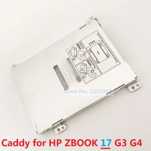 Behuizing SATA HDD SSD 2.5 Secundaire slot Harde schijf Bracket Caddy Frame Interposer Connection -kabel voor HP ZBook 17 G3 G4 met schroeven
