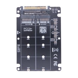 Behuizing SSD -adapter M.2 SSD naar U.2 Adapter M2 SATA NVME SLEUTEL B/M NGFF SSD NAAR PCIE U2 SFF8639 Conversieadapter PCIE M2 voor pc -computer