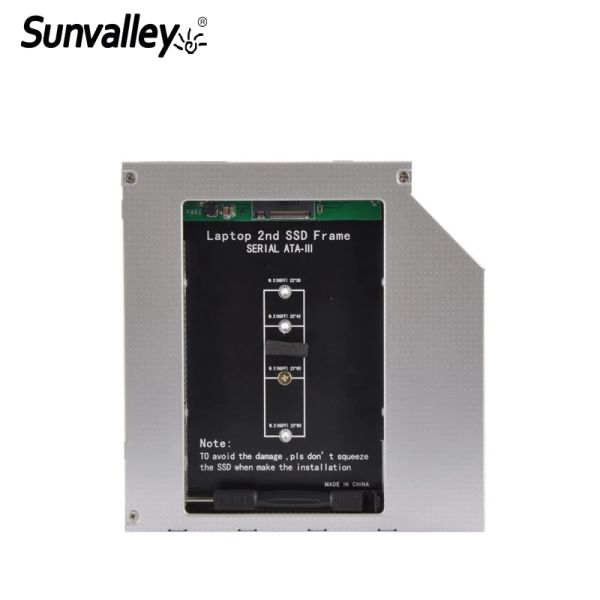 Enceinte Sunvalley 12,7 mm 2nd HDD Caddy 2,5 