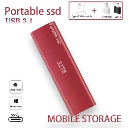 Enceinte super à grande vitesse ssd sata 1TB 2TB 100% réel Portable SSD 4TB 8TB USB DRIDE FLASH DIFFICATION 16TB DISCO DURO EXTERNO