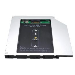 Boîtier TISHRIC M2 NGFF HDD Caddy SSD vers SATA adaptateur de disque dur CD disque dur Caddy pour ordinateur portable CDROM DVDROM baie optique