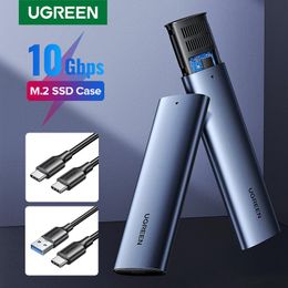 Behuizing ugreen m.2 nvme SSD -behuizing nvme sata naar usb 3.1 gen2 10 gbps nvme pcie dual protocolm.2 SSD case ondersteuning uasp voor harde schijf