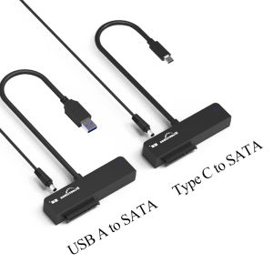 Boîtier USB A vers SATA Type C vers SATA HDD lecteur avec fonction OTG convient pour 2 5