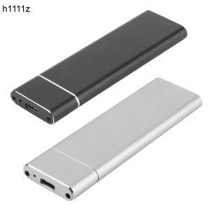 Boîtier USB3.1 HDD boîtier M.2 vers USB SSD disque dur Type de boîtier C 3.1 à (clé B + M)/clé B connecteur 2242/2260/2280 M2 SATA boîtier SSD