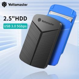 Enceinte Yottamaster 2,5 pouces HDD enceinte SATA à USB 3.0 Case de disque dur 6 Go