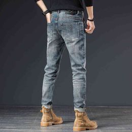 End High Men's Chiamania Counter Jeans Spring Slim Fit Small Straight Tube Fashion