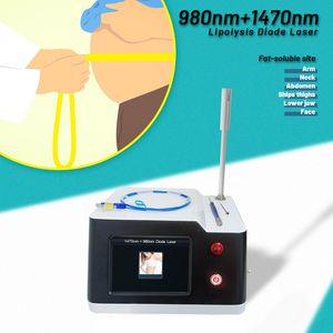 Endolaser 980nm 1470nm Diode Laser lipolyse Machine Laser liposuccion ventre graisse enlèvement perte de poids