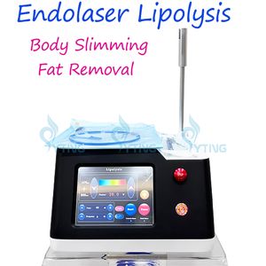 Endolaser Lichaam Afslanken Machine Laser Lipolyse Arm Liposuctie 980m 1470nm Laser Vet Verwijdering Schoonheid Apparatuur