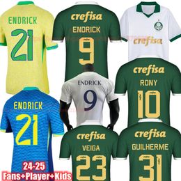 Endrick Guilherme Jerseys de fútbol 24 25 Brasils Rony Dudu G.Gomez R.Veiga Top Thai Calidad de calidad Fútbol Fan Player Versino Kits Kits 4xl 2024