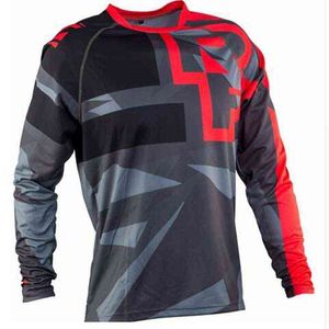 enduro RF Cyclisme T-shirt Montagne Vélo De Descente À Manches Longues Vêtements De Course DH VTT Offroad Motocross BMX Maillots en gros L220704