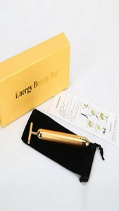 Energy Beauty Bar 24k Gold Pulse Massageur Massageur Masseur à rouleaux faciaux VIBLATION DE BEAUTE VIBRATION MASSAGE FACIAL ELECTRIQUE2693464