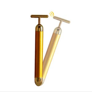 Energy Beauty Bar 24K Gold Puls Firming Massager Facial Face Roller Roller Massager Wrinkle Treatment Skin Tastering Wrinkle Stick