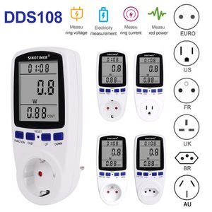 Compteurs d'énergie Wattmètre numérique AC 230V 110V Consommation électrique Prise UE Kilowatt Wattage Electricité 230428