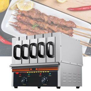 Energy Smokeles besparen barbecuemachine voor het maken van vlees spiesjes commerciële binnen elektrische temperatuurregeling lade grill bbq oven 220V
