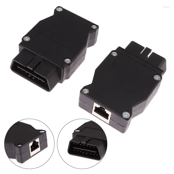 Adaptador de enchufe Enet Ethernet a conector OBD2 de 16 pines para interfaz de codificación ICOM de coche B M W