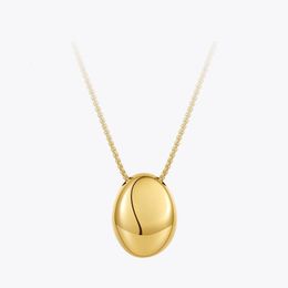 Enfashion Hollow Greets en acier inoxydable Collier long pour femmes bijoux de mode Gold Colliers Colliers Halloween P213266 240430