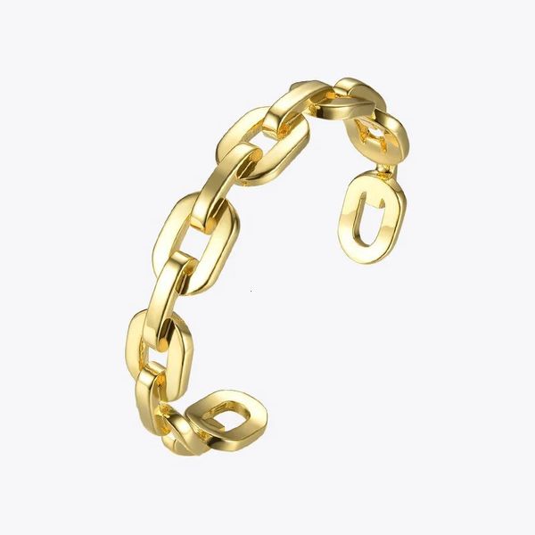 Enfashion Pure Forma Medium Link Chain Profellets brazaletes para mujeres joyas de joyería de moda de color oro pulseiras bf182033 240410