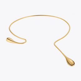 Enfashion Water Drop Choker in ketting voor dames trending producten kettingen gouden kleur mode sieraden gratis terugkeer P223317 240430