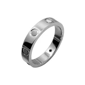 Verlovingsringen voor vrouw liefdesring met diamant mode straat casual paar klassiek goud zilver roos optioneel luxe sieraden ontwerper mannen brede band ring