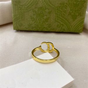 Bagues de fiançailles pour femmes simples hommes bagues de luxe bague de créateur femme bijoux créateurs métal dame cadeau cadeaux de vacances de Noël zl171 F4