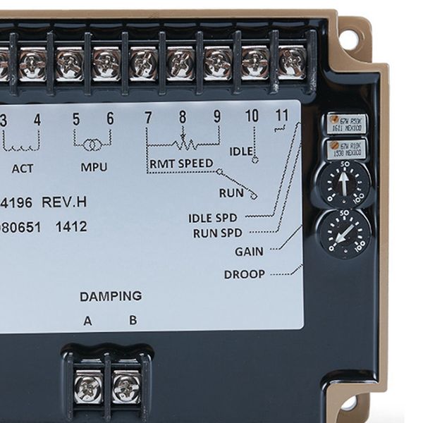 Régulateur de moteur de livraison gratuite 3044196 régulateur de vitesse de groupe électrogène régulateur de carte de circuit électronique pour groupe électrogène d'alternateur de moteur