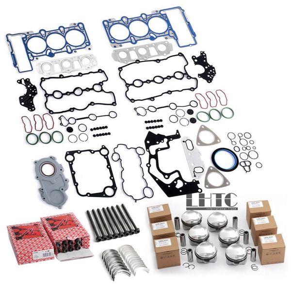 Kit de reconstrucción de reacondicionamiento de juntas de pistones de motor para Audi A6 A7 A8 S4 S5 Q7 3 0 TFSI276S