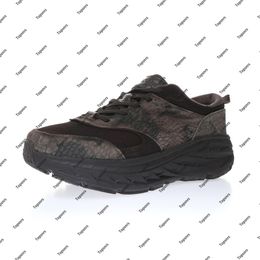 Engineered Garments Zapato deportivo Hoka One Bondi L para hombre Zapatillas de deporte de cocodrilo marrón Zapatillas para correr de malla para hombre Zapatillas de deporte de punto para mujer Zapatillas de deporte para mujer 1127737-BCLT