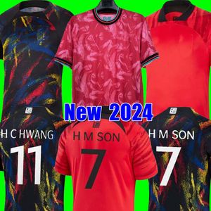 Maillots de football du Sud 2022 à domicile Corée SON HWANG KIM HWANG LEE JEONG SUNG KWON 2023 JERSEY FOOTBALL SHIRTS enfants rouge 22 23 set fult kits