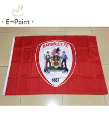 Angleterre Barnsley FC 35ft 90cm150cm Polyester EPL Flag de bannière Decoration Flying Home Garden Flag festives Cadeaux8630034