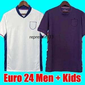 Camisa de fútbol de Inglaterra 2024 Euro 24 25 Jerseys de fútbol de Bellingham Saka Foden Inglaterra Rashford Sterling Grealish National Team Kane Football Shamil Kit Kit Tops