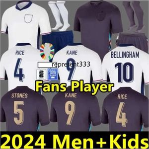 Camisa de fútbol de Inglaterra Euro 24 25 Camisa de fútbol Jerseys de fútbol Bellingham Saka Foden Inglaterra Rashford Sterling Grealish National Team Kane Football Kits Kit