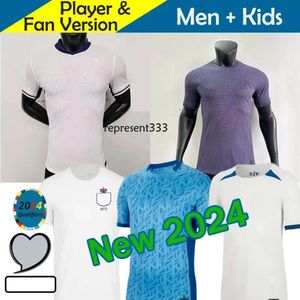 Chemise de football en Angleterre Jerseys de football Bellingham Rashford Kane 2024 Euro Cup Team Team Men Shirts de football Kits Kits 150 ans Stands Saka Mount Fode Grealish