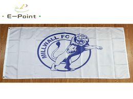 Angleterre Millwall FC 35ft 90cm150cm Polyester EPL Banner Decoration Flying Home Garden Flags Festive Cadeaux 5254428