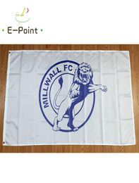 Angleterre Millwall FC 35ft 90cm150cm Polyester EPL Banner Decoration Flying Home Garden Flags Festive Cadeaux 4286626