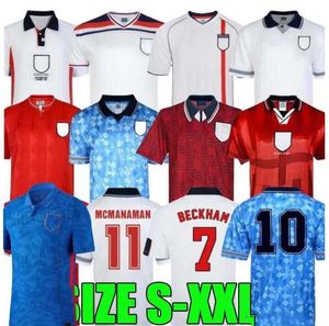 Maillot de coupe du monde rétro Angleterre 1982 1994 1998 2002 SHEARER JERSEY 1990 1989 maillot de football Gerrard Scholes Owen 1980 HESKEY