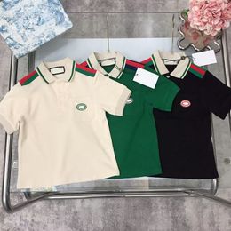 Engelse stijl meisjes jongens zomer Klassieke Polo's tees fashion design katoen Meisjesjongen T-shirts Preppy t-shirts meisje jongen luxe kinderen trui T-shirt korte mouw kleding