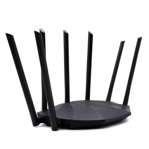 Idioma inglés Gigabit AC2100 Wireless 5G Router Wifi Repetidor 7 * 6dBi Antenas de alta ganancia Cobertura más amplia Fácil configuración